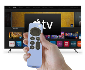 LEFXMOPHY glow blue remote cover with lanyard for easy handling