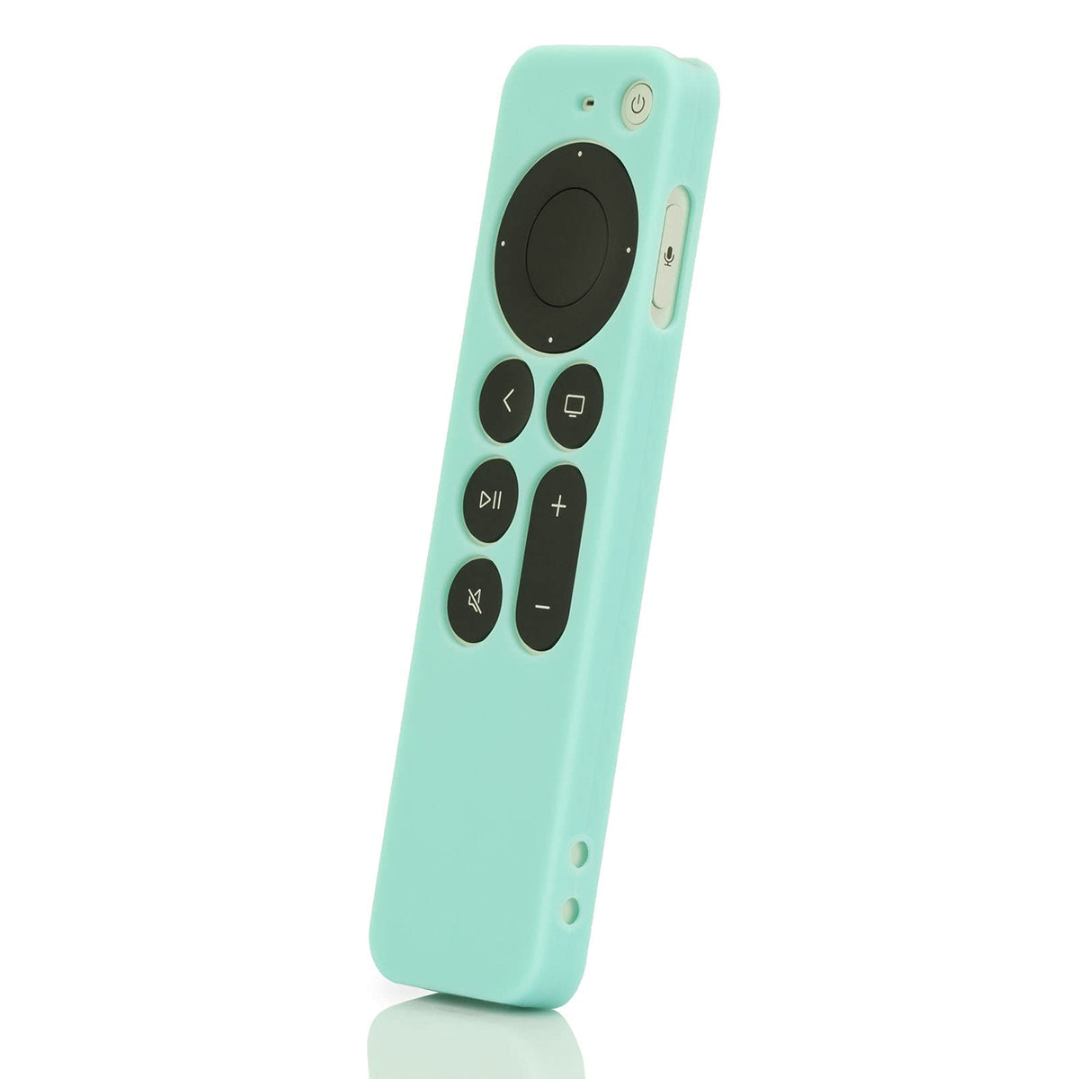 LEFXMOPHY mint green remote cover for Apple TV 4K Siri Remote protects against scratches.