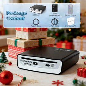 Lehwey complete kit includes adapter, cables, and remote.
