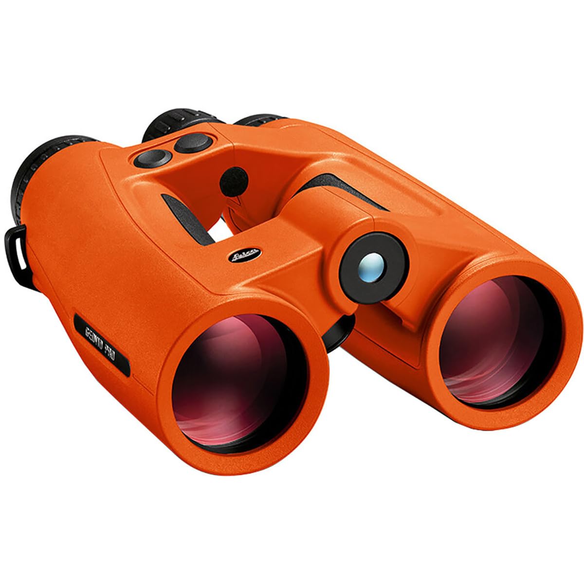 Leica Geovid Pro 10x42 Orange Edition ergonomic rugged body for demanding hunts.