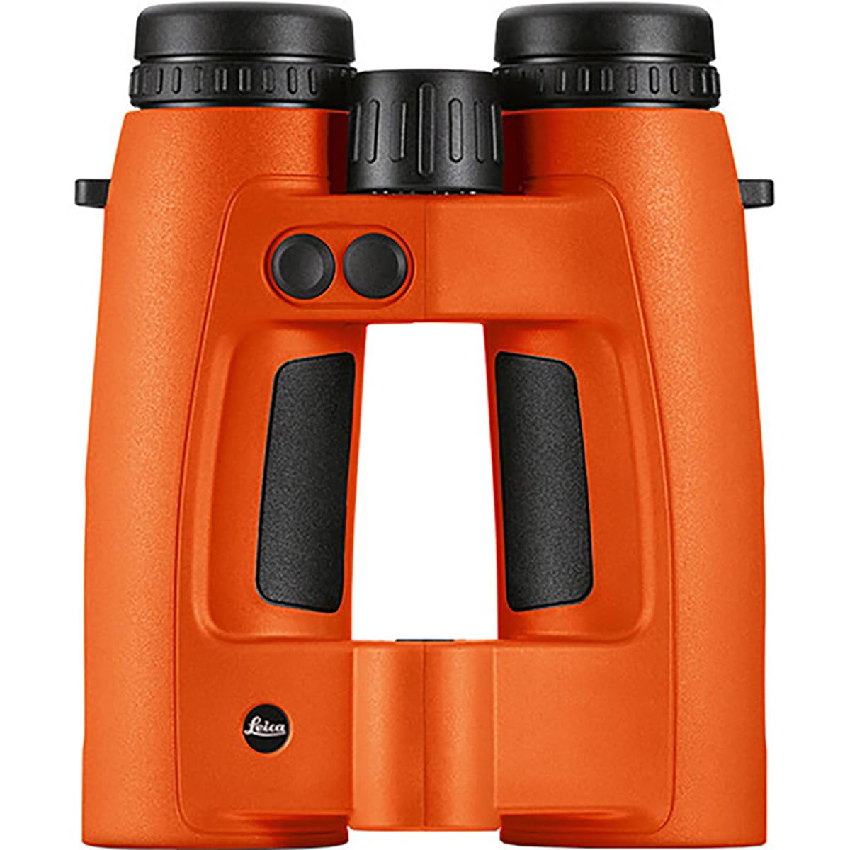 Leica Geovid Pro 10x42 Orange Edition rangefinder display in action for precise distance.