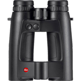 Leica Geovid Pro 8x42 binoculars, front view, compact design ideal for stalking and quick targeting.