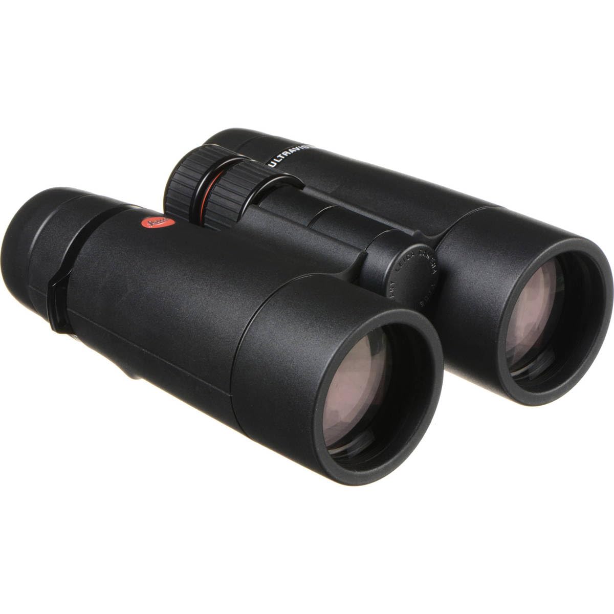 Leica Ultravid HD-Plus 10x42 strap detail showing secure, comfortable grip.