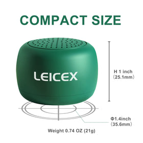 LEICEX long-life battery supported by the compact design for hours listening