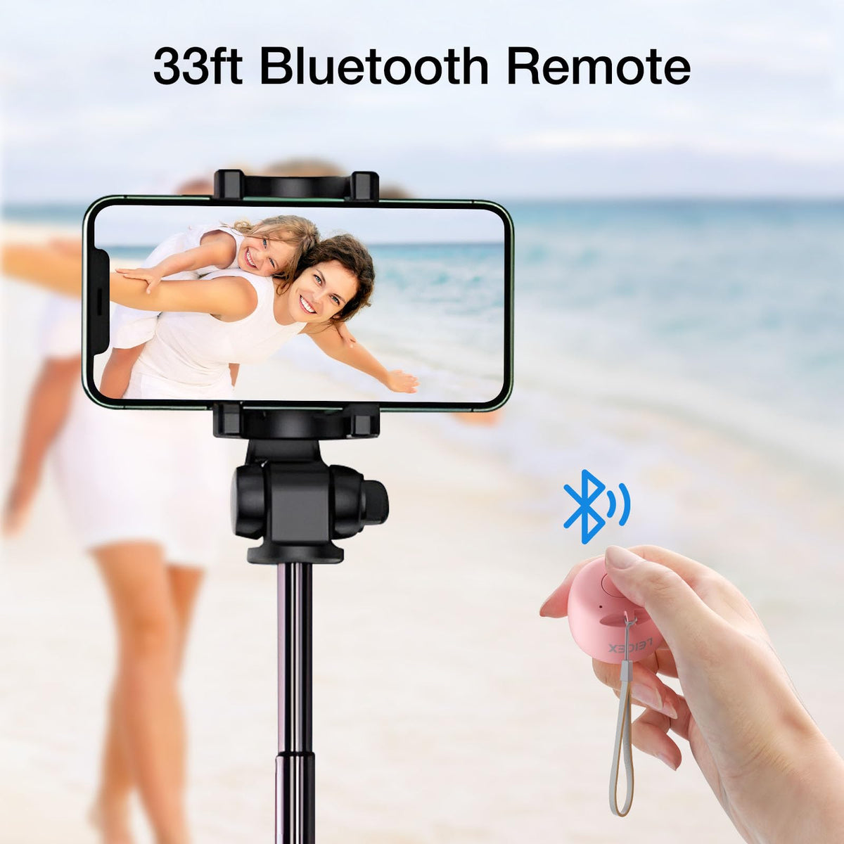 LEICEX speaker enabling one-touch photo mode for easy captures