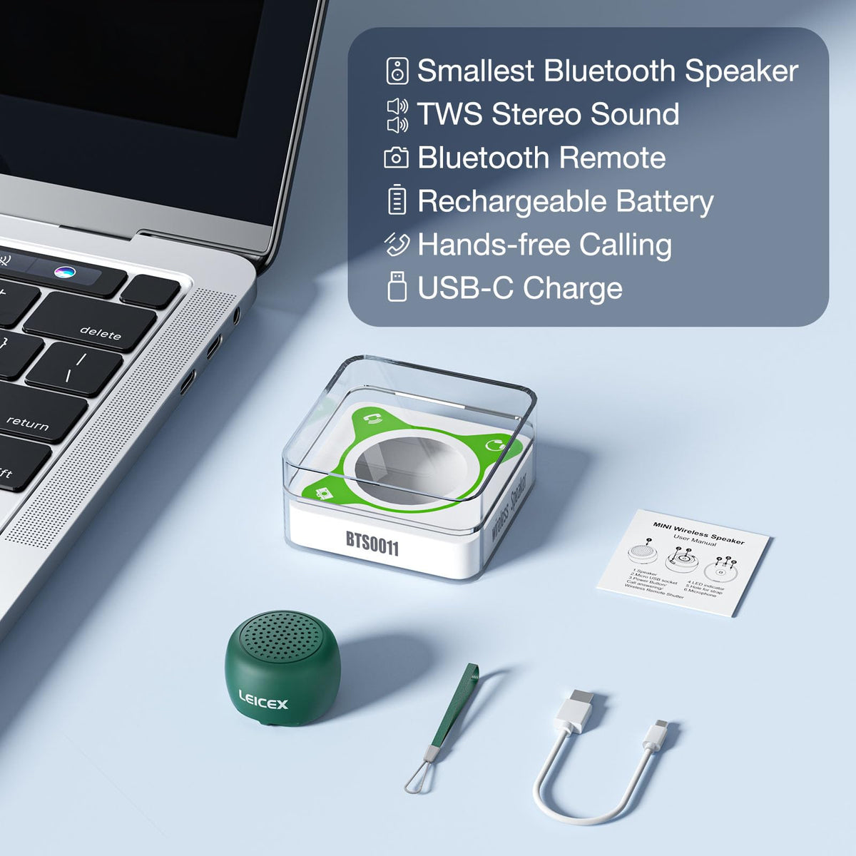 LEICEX pocket-friendly keychain attachment illustrates everyday carry option