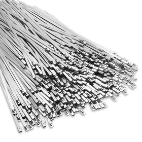 LEIFIDE front packaging showing 500 metal zip ties and bulk value