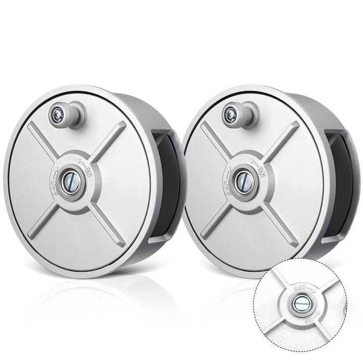 LEIFIDE front view of aluminum reel showing compact, durable design benefit
