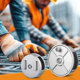 LEIFIDE reel supports 12-18 gauge wire for common construction tasks.
