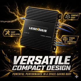 LEIGESAUDIO Class A/B circuitry for clear car audio performance