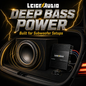 LEIGESAUDIO compact power design suitable for under-seat mounting