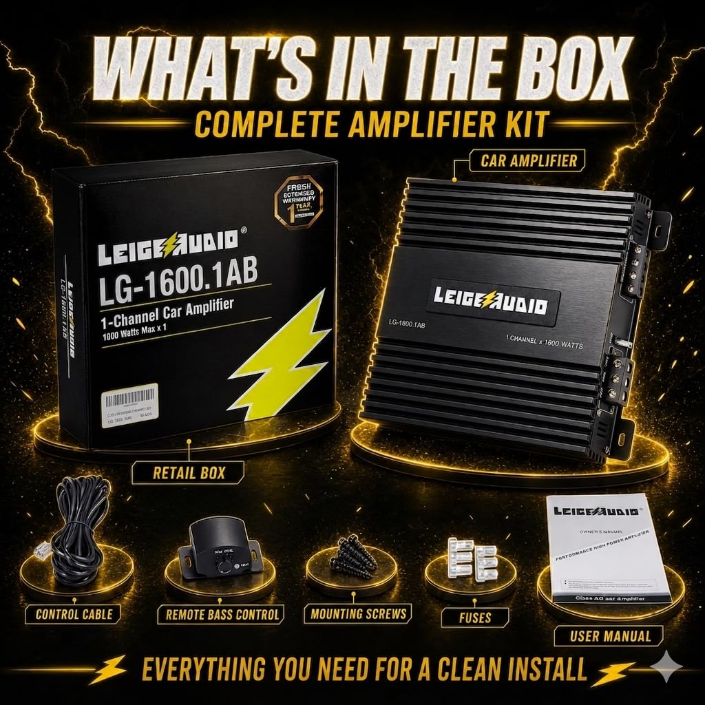 LEIGESAUDIO remote subwoofer control for easy on-the-fly bass tuning