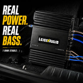 LEIGESAUDIO subsonic filter low-pass knob demonstrates precise bass control.
