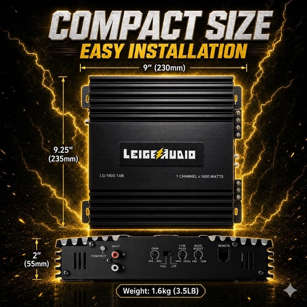 LEIGESAUDIO variable low-pass crossover for tailored bass response