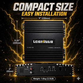LEIGESAUDIO variable low-pass crossover for tailored bass response