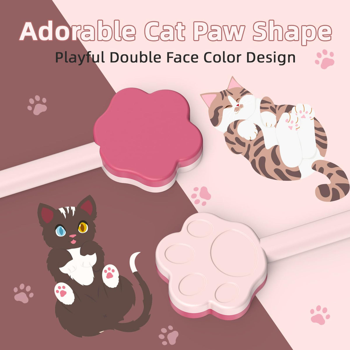 Leinsis dog paw magnetic ties used for stationery storage and labeling