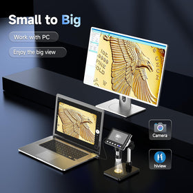 Leipan showing USB port and battery compartment for long use and easy recharging