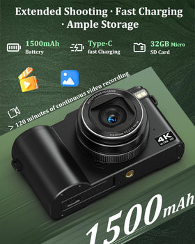 lemecrazy includes memory card and accessories for ready-to-shoot setup.
