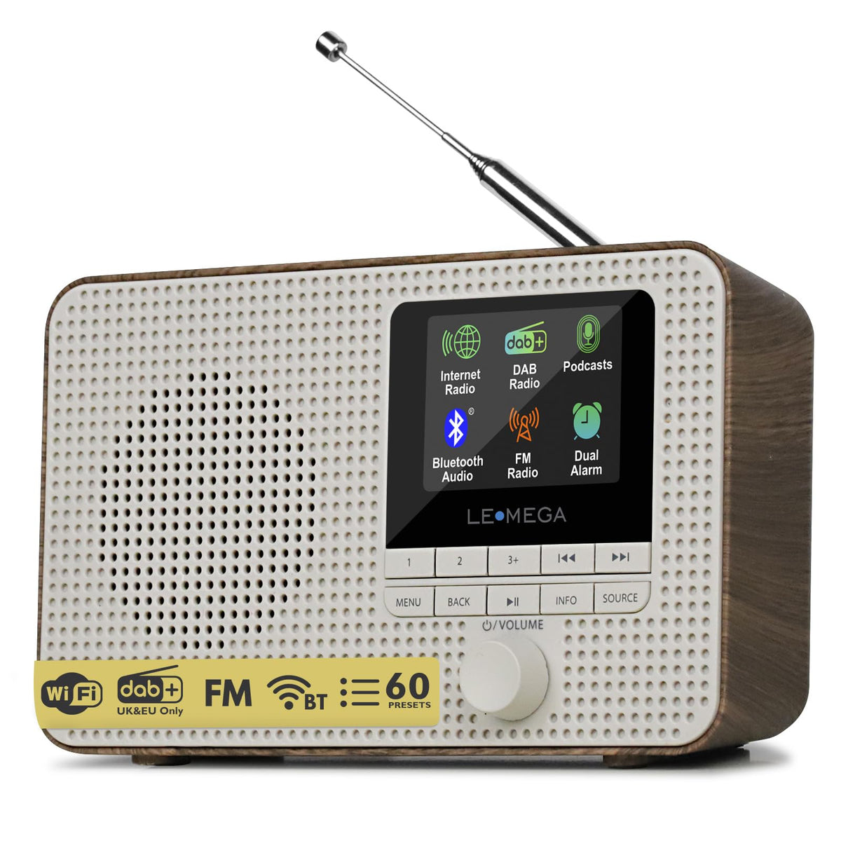 LEMEGA IR1 portable internet radio for on-the-go listening