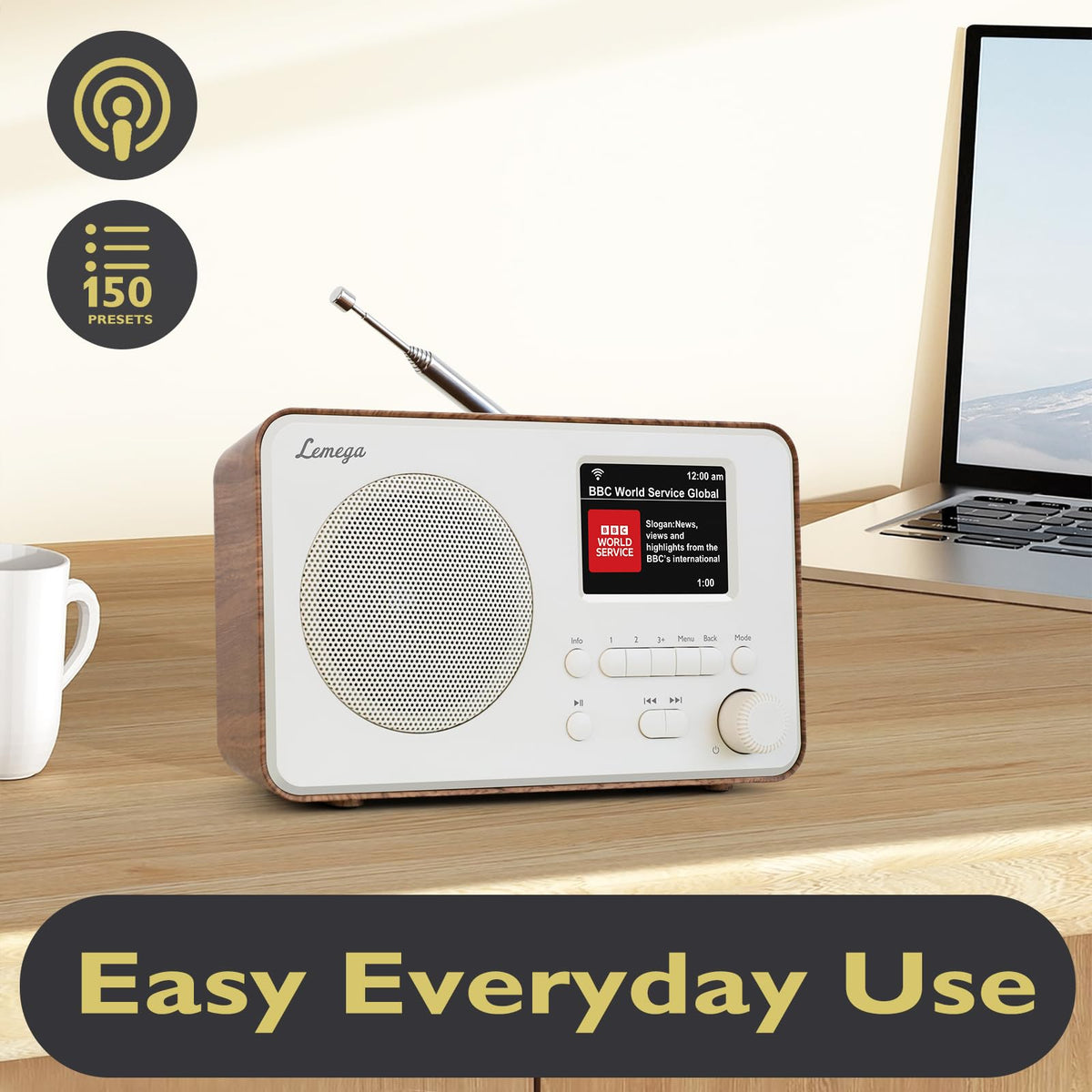 Lemega IR1S with 150 presets across all modes for quick access