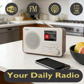 Lemega IR1S internet radio and podcasts ready for kitchen listening