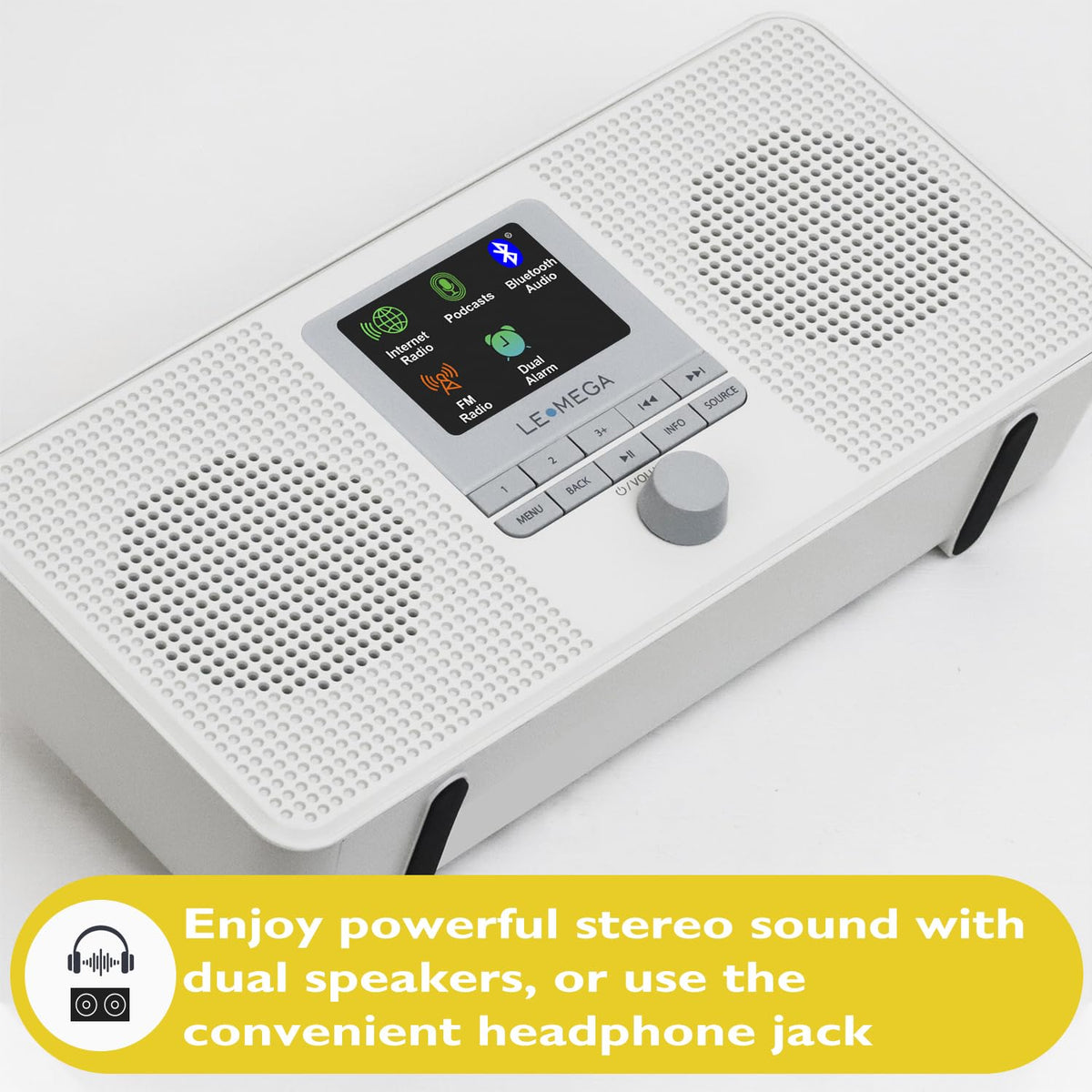 LEMEGA IR4S portable power mode for on-the-go listening