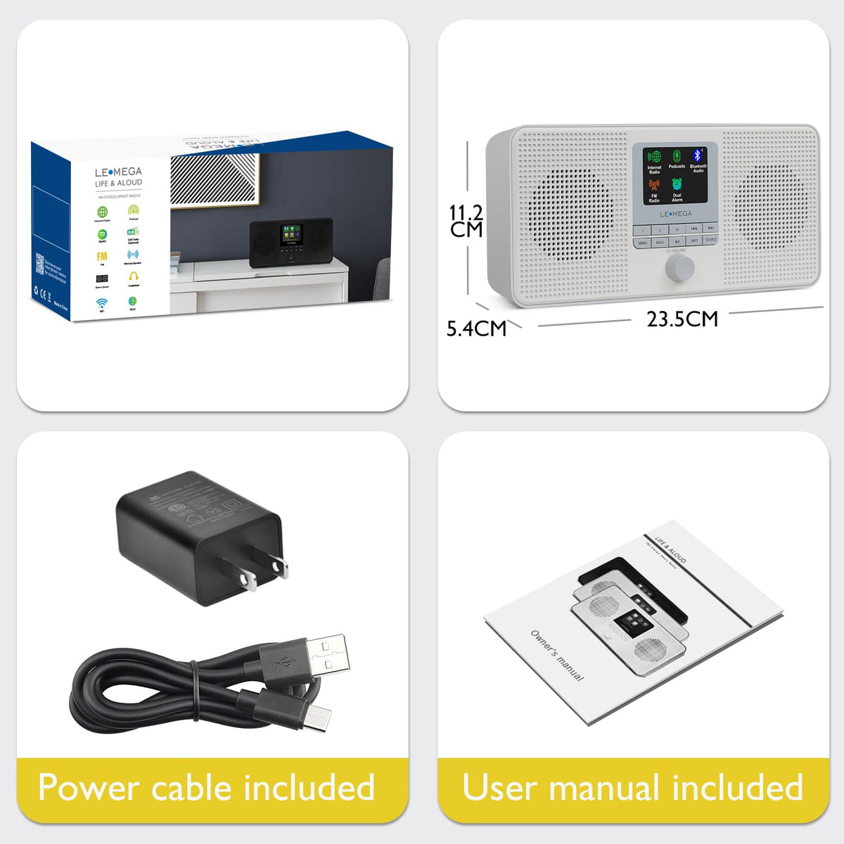 LEMEGA IR4S presets display for fast station access