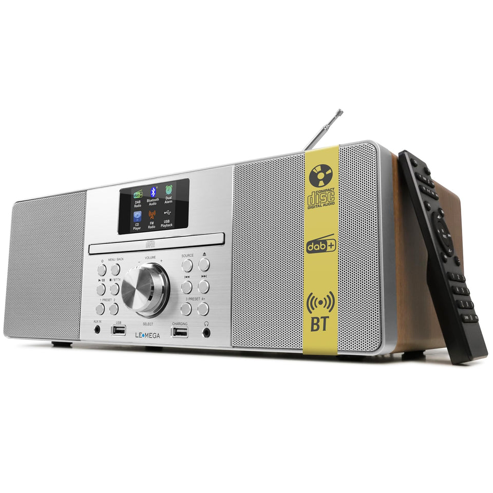 LEMEGA MSY1+ front view showing compact CD player for easy home listening