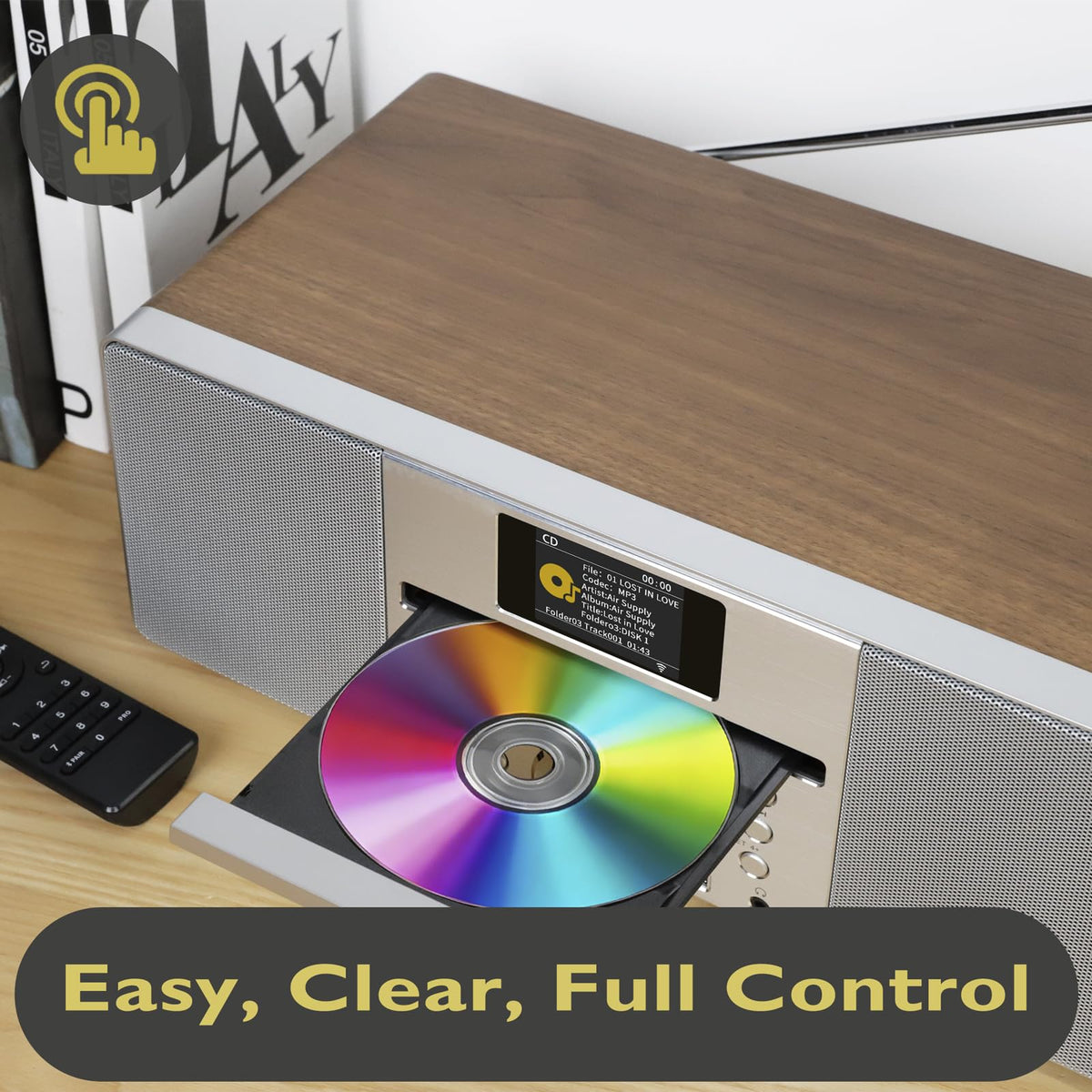 LEMEGA MSY1+ remote control included for convenient operation