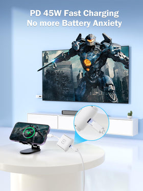Lemorele 164ft range wireless setup shown in open space for uninterrupted streaming.