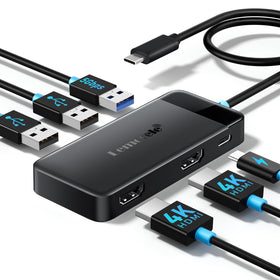 Lemorele docking station sturdy build for home office and on-the-go use.