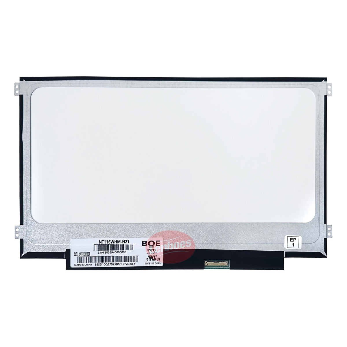 Lenboes 11.6 inch LCD screen for Chromebook upgrade showing HD display