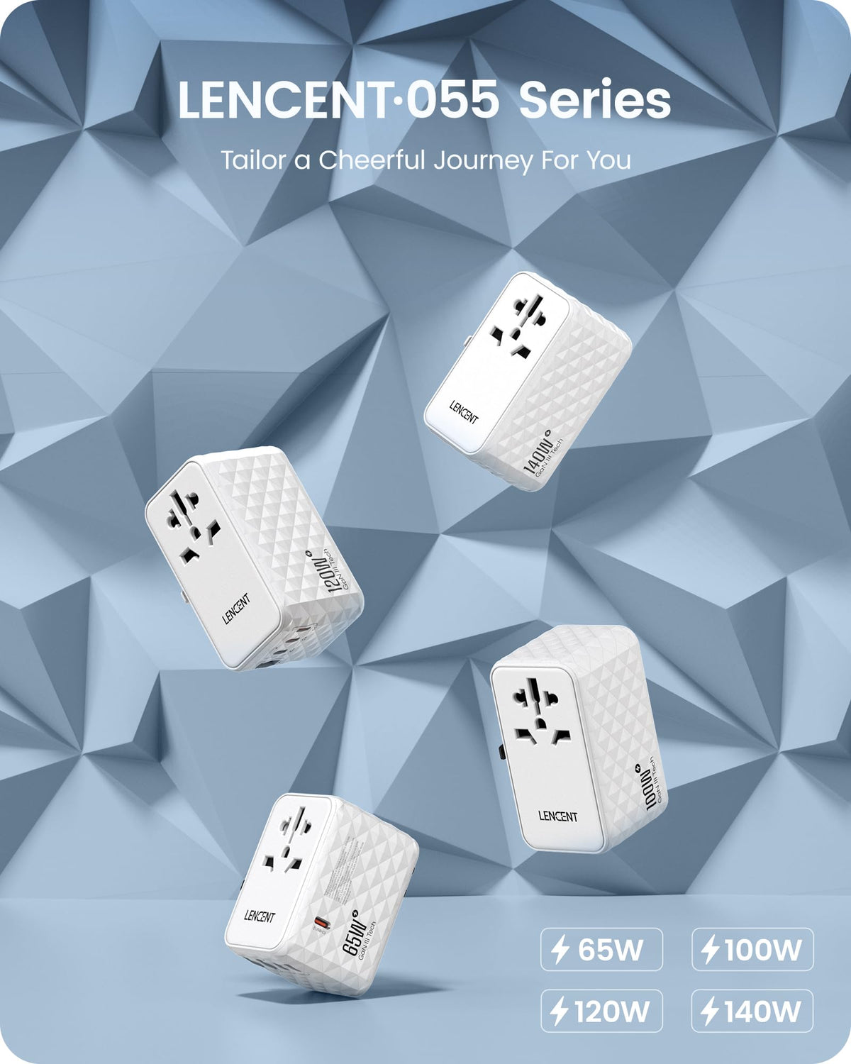 LENCENT plug set extended for seamless destination charging worldwide