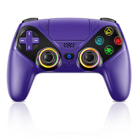 LENISUOLE front view showing purple controller and clear packaging, highlights style and readiness