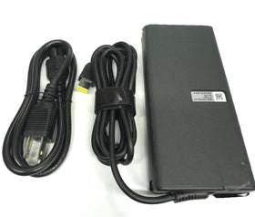 Lenovo 245W Slim Tip port visible, enabling compact gaming setup