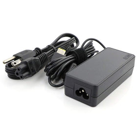 Lenovo 65W charger rear port with C5 line cord.