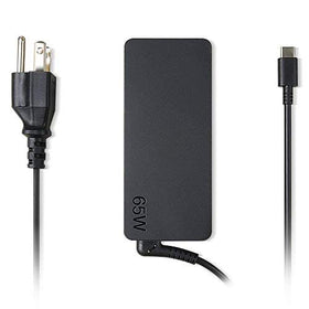 Lenovo 65W USB-C adapter side view highlighting compact design