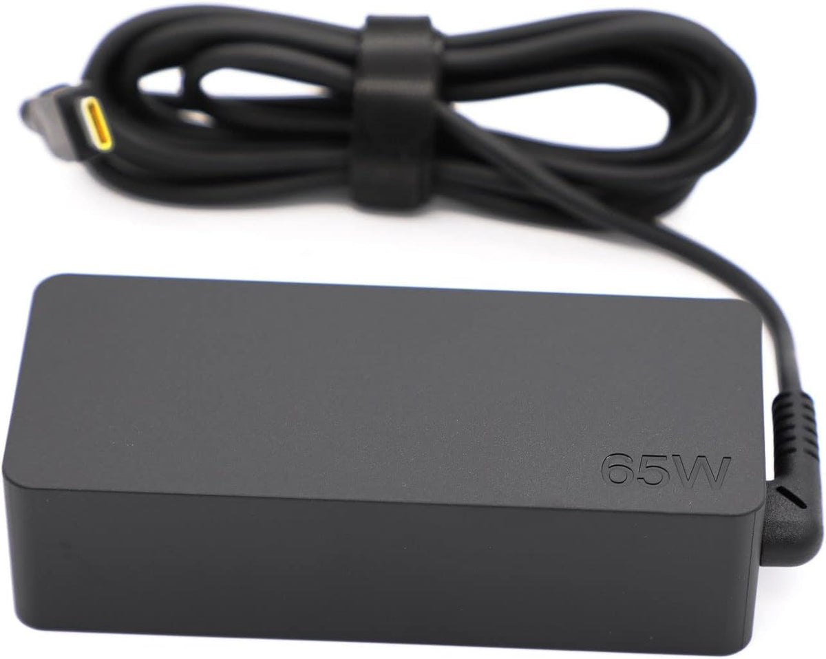 Lenovo 65W USB-C adapter for ThinkPad T590 ensuring fast, portable charging