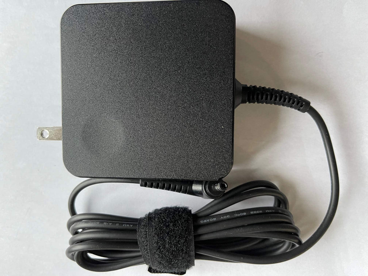 Lenovo compact 65W charger ideal for travel and small workspaces