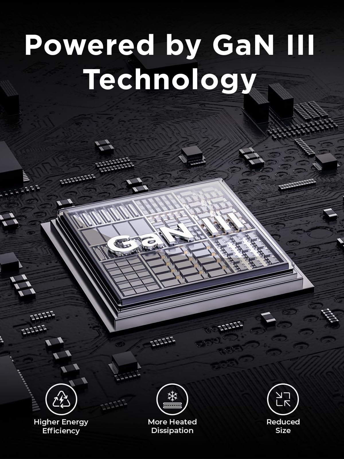 Lenovo 67W matte finish detail highlighting durable build and heat dispersion