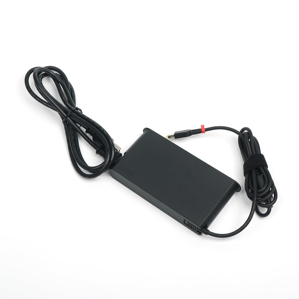 Lenovo adapter connected to Legion laptop showing stable power delivery during use benefit