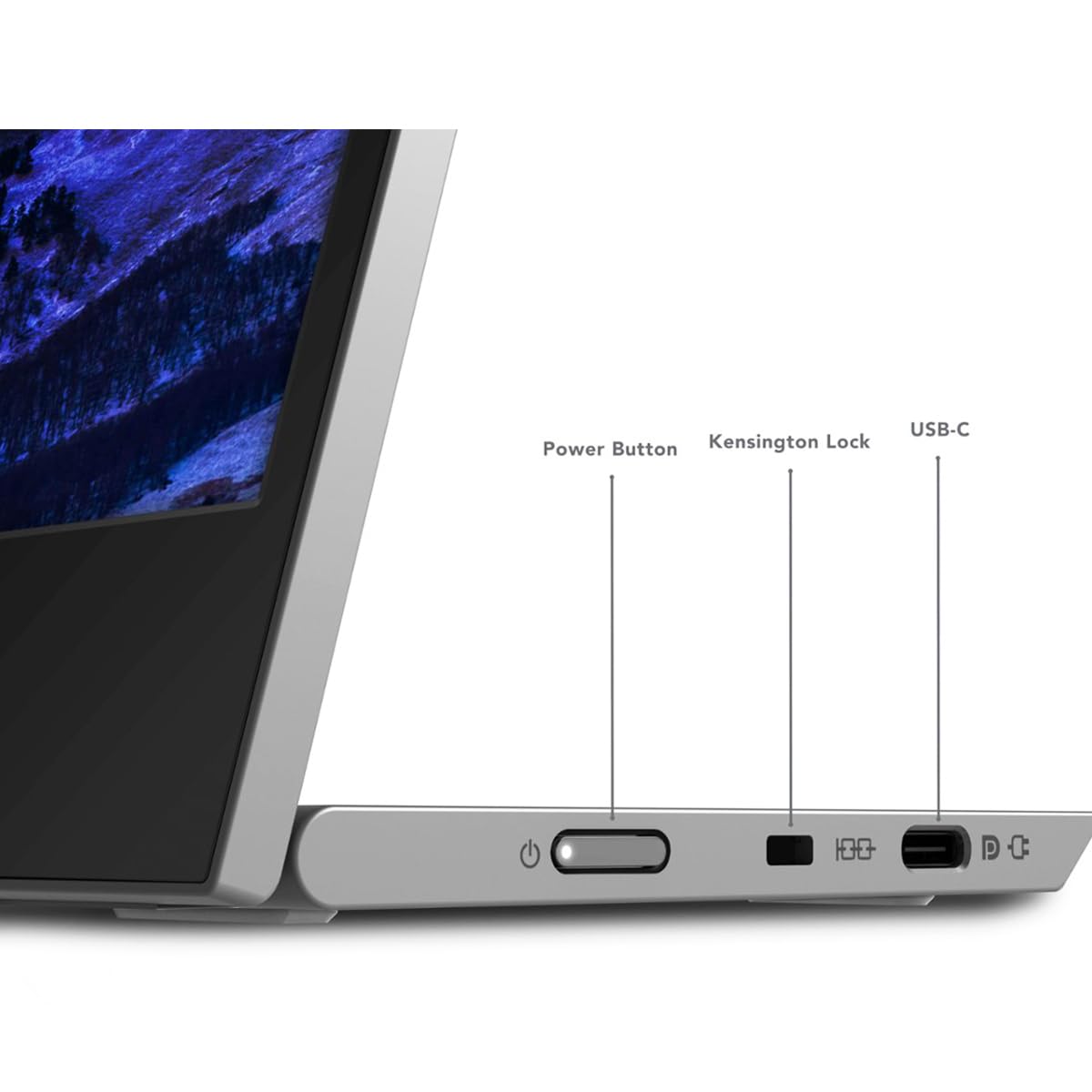 Lenovo L15 space saving monitor that expands any workstation without clutter.