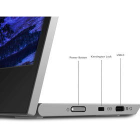 Lenovo L15 space saving monitor that expands any workstation without clutter.