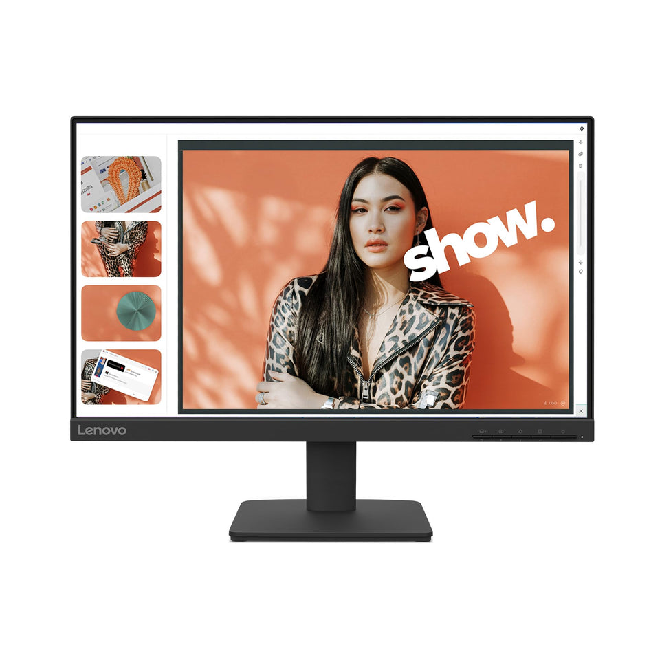 Lenovo L22-4e borderless 21.5in display for immersive work and multitasking clarity