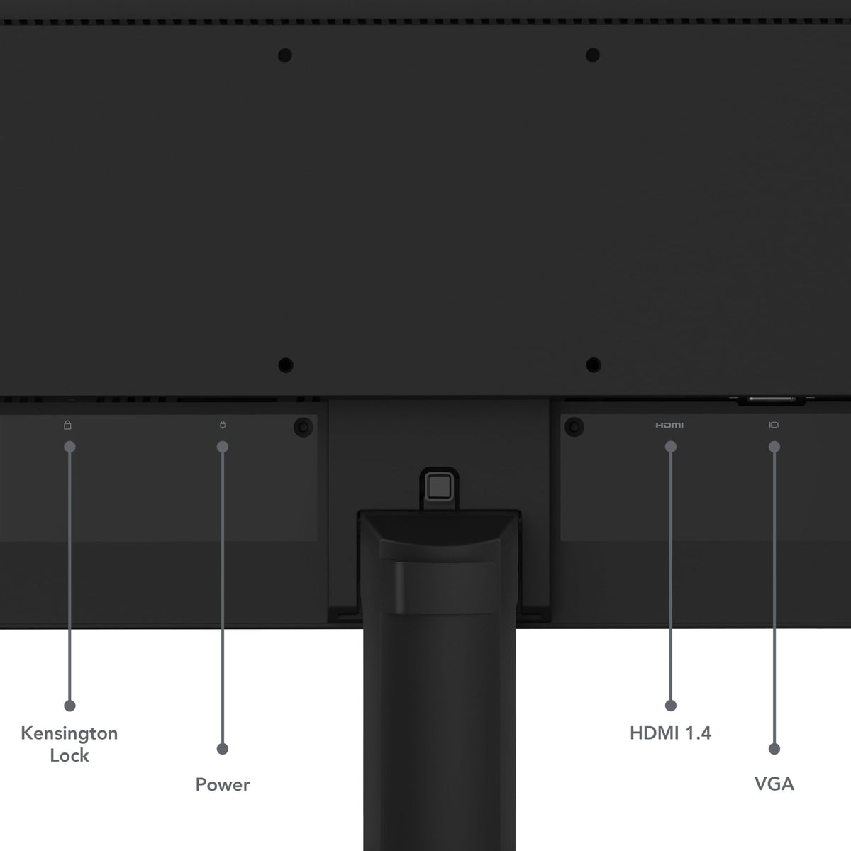 Lenovo L27-4e HDMI/VGA connectivity for easy multi-device setup