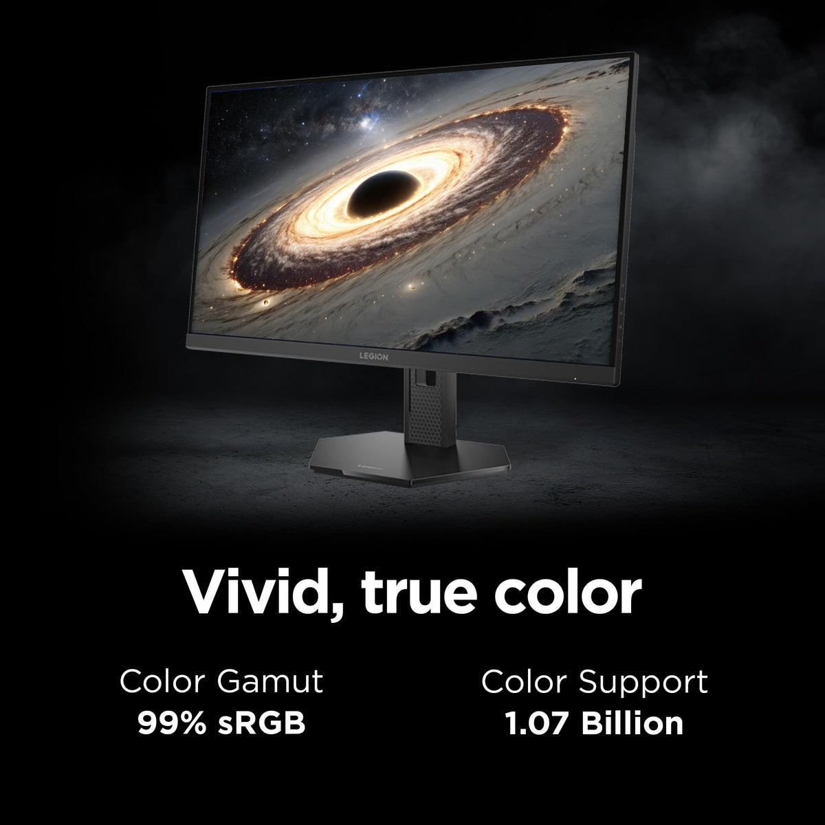 Lenovo Legion 27QD-10 G-SYNC and FreeSync compatibility for tear-free play.