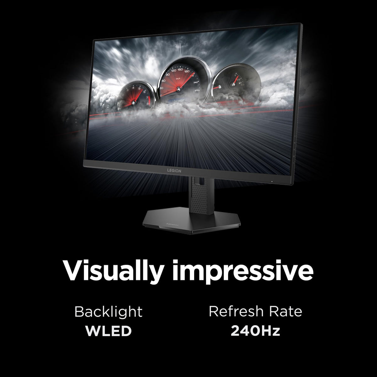 Lenovo Legion 27QD-10 immersive 27-inch display with deep visuals.