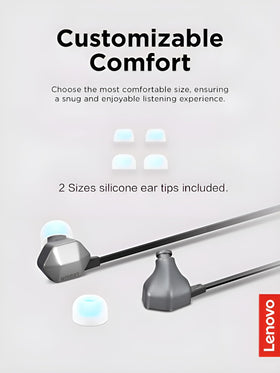 Lenovo Legion earbuds held in hand to show compact scale for travel