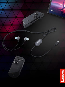 Lenovo Legion product packaging and label, showing model and specs