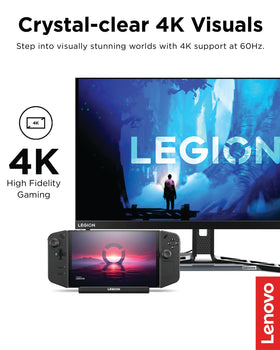 Lenovo dock with Ethernet cable plugged in for lower-latency, reliable networking